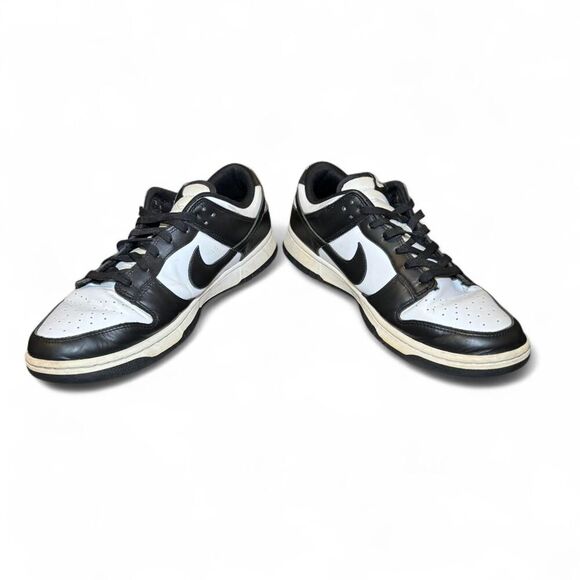Nike Men's Dunk Low Panda Black and White Trainers Size 10.5 OG - Picture 6 of 8